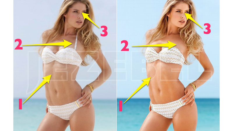 Illustration for article titled The Unretouched Images Victoria's Secret Doesn't Want You to See